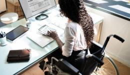 Disabled Professional Accountant African Lady